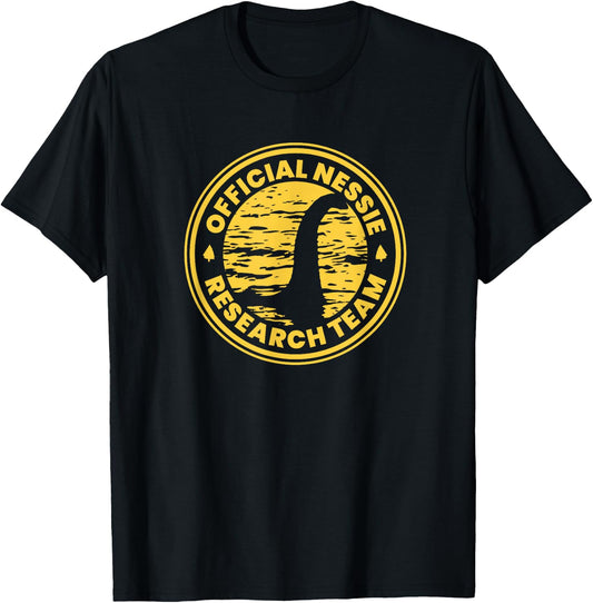 Nessie Research Children's Fun Loch Ness Monster Shirt T-Shirt - T-Shirt | Black