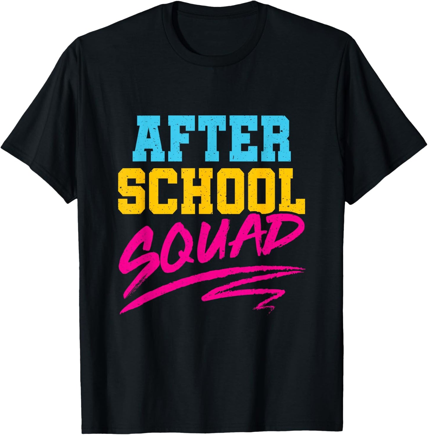 After School Squad Afterschool Staff Out of School Time OST T-Shirt - T-Shirt | Black