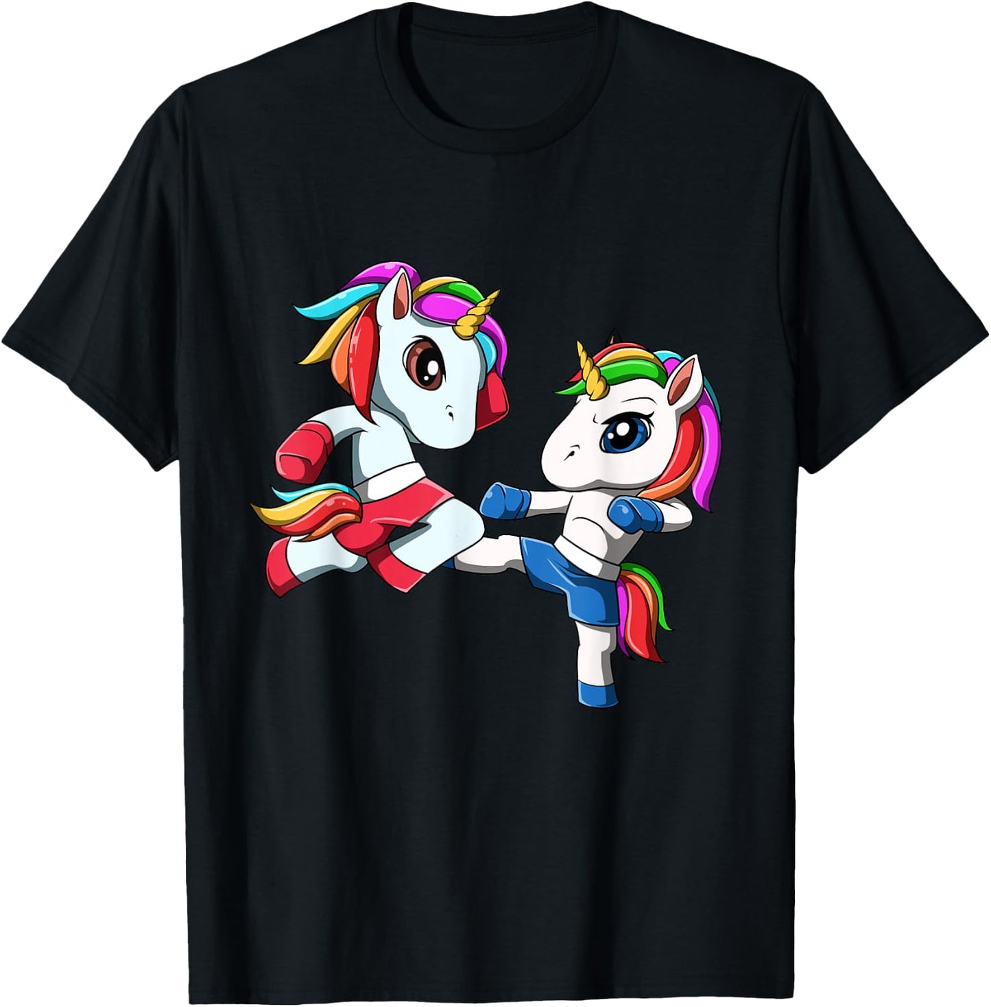 Unicorn Muay Thai - Thai Boxing and Kickboxing Gift T-Shirt - T-Shirt | Black