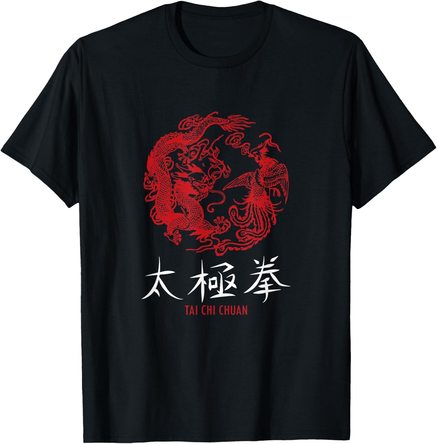 Taichi Master Tai Chi Chuan Chinese Meditation Martial Arts T-Shirt - T-Shirt | Black