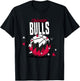 NBA Chicago Bulls Basketball Doodle Stars T-Shirt - T-Shirt | Black