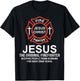 Fire Jesus Christ Fighter Jesus The Original Firef T-Shirt - T-Shirt | Black