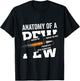 Anatomy Of A Pew Funny Bullet Gift Gun Weapon Ammo Lover T-Shirt - T-Shirt | Black