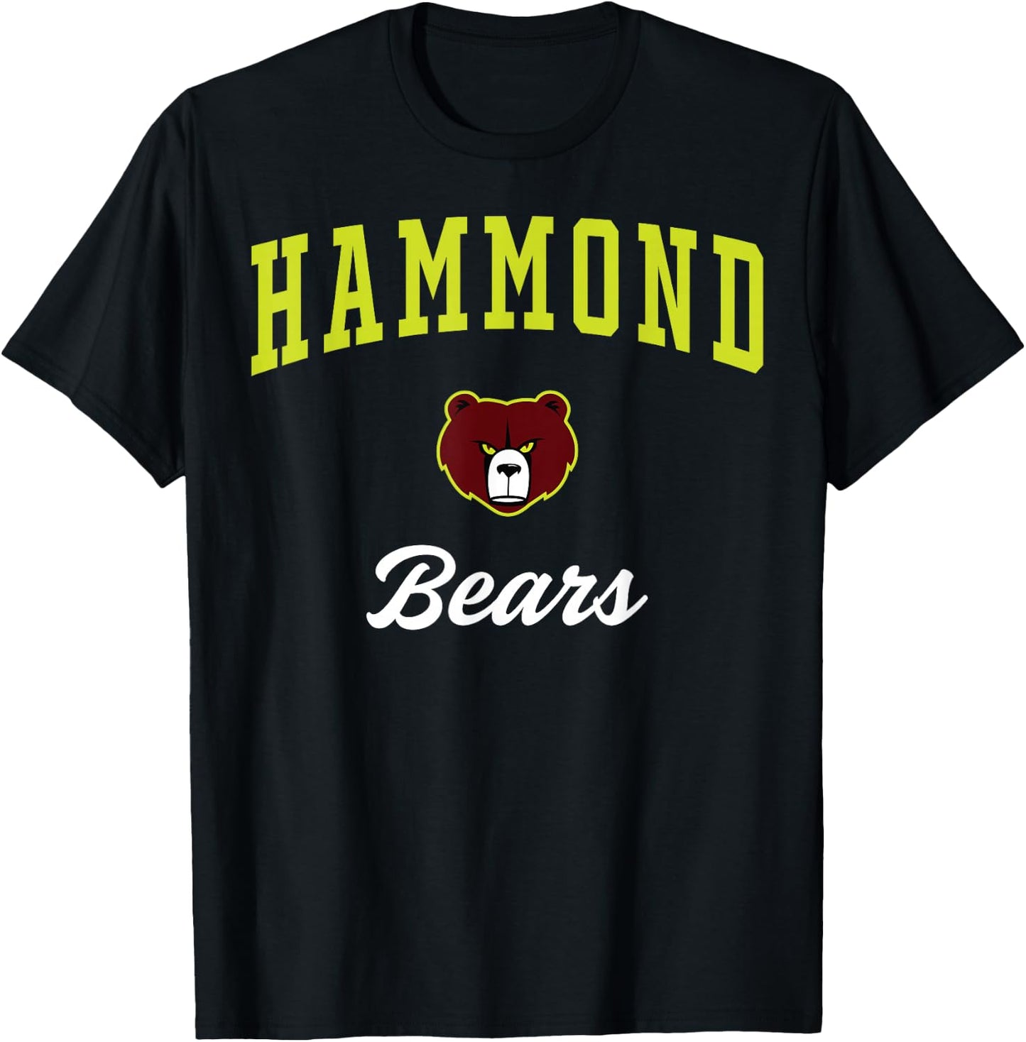 Hammond High School Bears T-Shirt - T-Shirt | Black