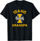 University of Idaho Vandals Arched Grandpa T-Shirt - T-Shirt | Black