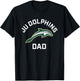 Jacksonville University Dolphins Arched Dad T-Shirt - T-Shirt | Black