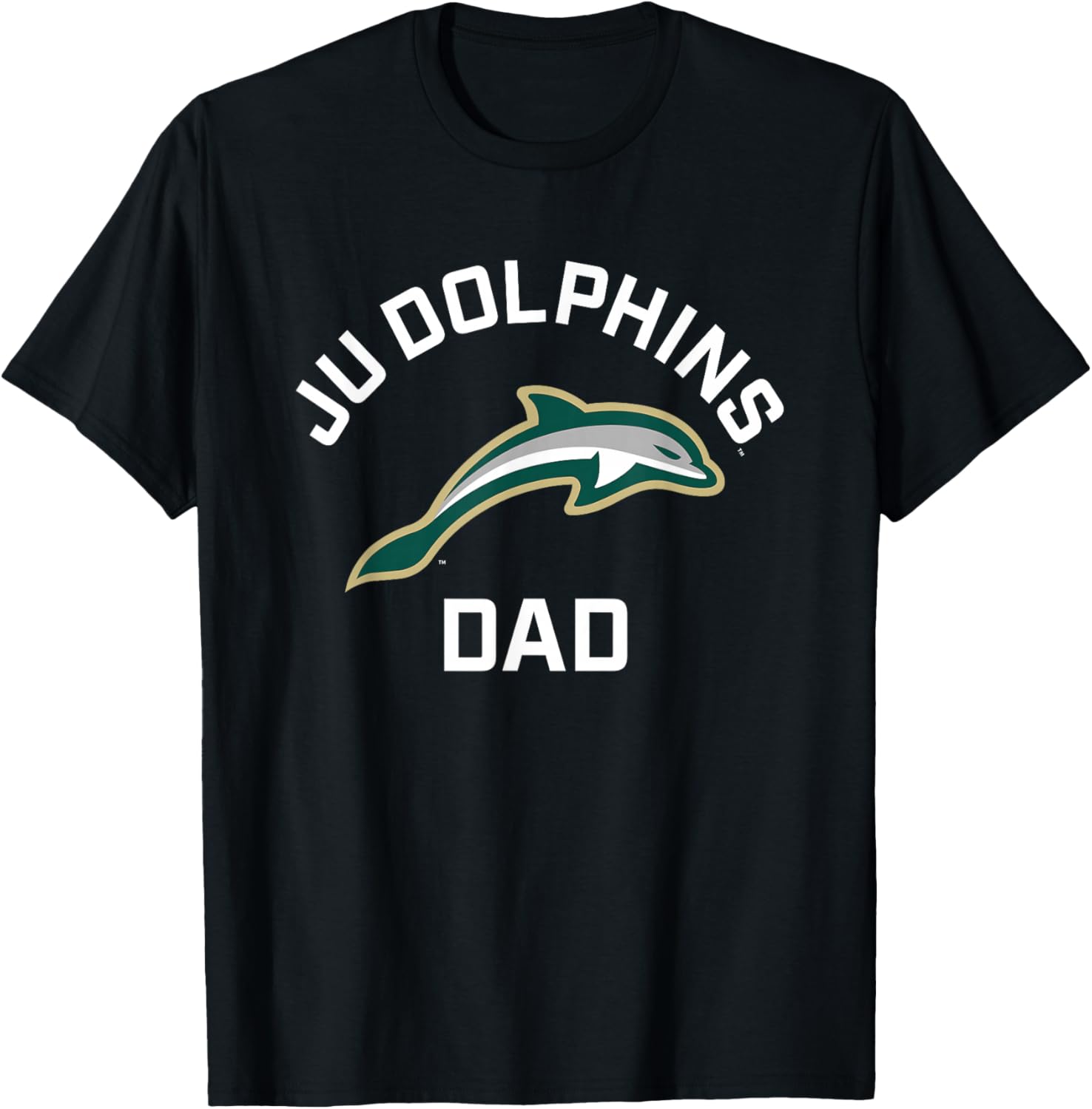 Jacksonville University Dolphins Arched Dad T-Shirt - T-Shirt | Black