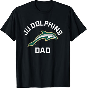 Jacksonville University Dolphins Arched Dad T-Shirt - T-Shirt | Black