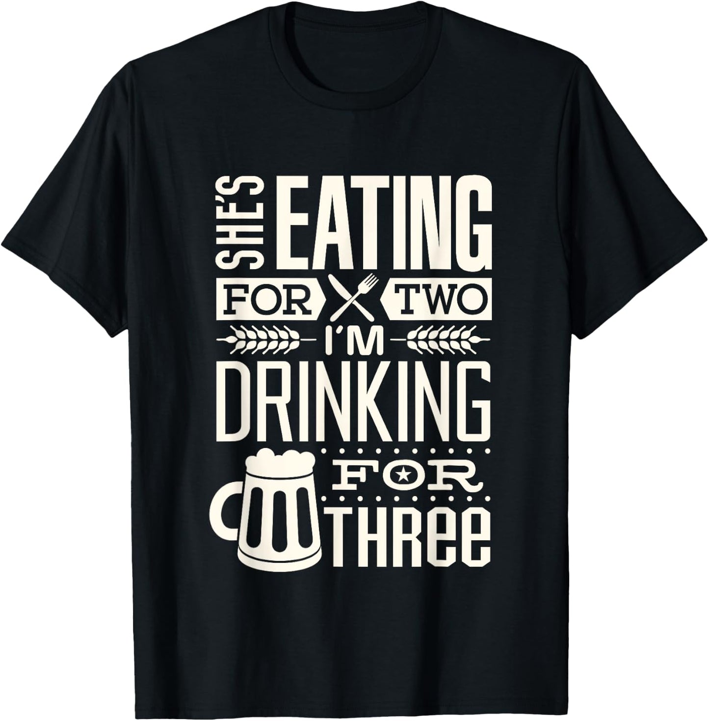Funny Expecting Dad shirt for pregnancy New Dad father T-Shirt - T-Shirt | Black