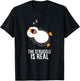 Tired Penguin Pyjama Lazy Penguin The Struggle Is Real T-Shirt - T-Shirt | Black