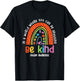 Autism Son Child Daughter Mom Be Kind Rainbow T-Shirt - T-Shirt | Black