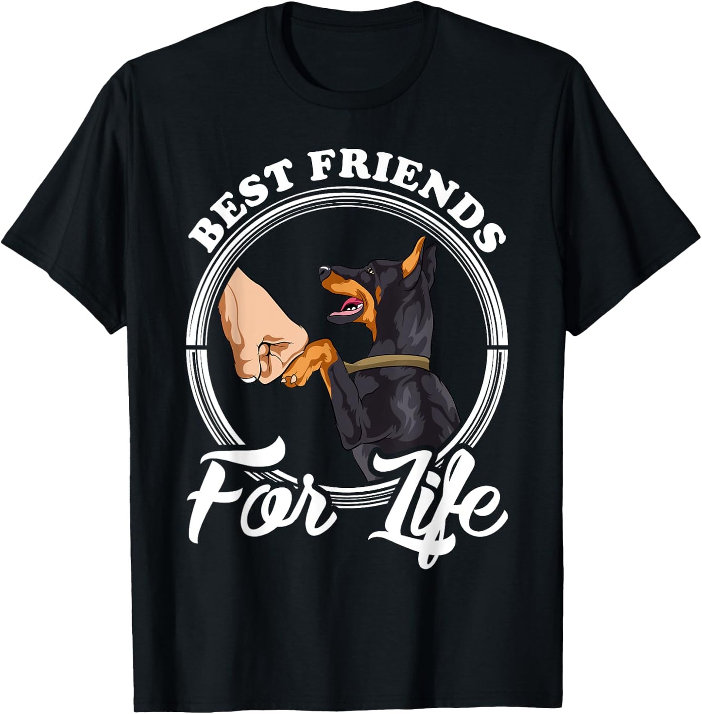 Doberman Pinscher Shirt Funny Doberman Lover T-Shirt - T-Shirt | Black