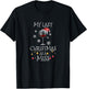 My Last Christmas As A Miss Engagement Bachelorette Party T-Shirt - T-Shirt | Black