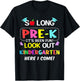 Kids So Long Pre-K Kindergarten Here I Come pre-k graduation T-Shirt - T-Shirt | Black