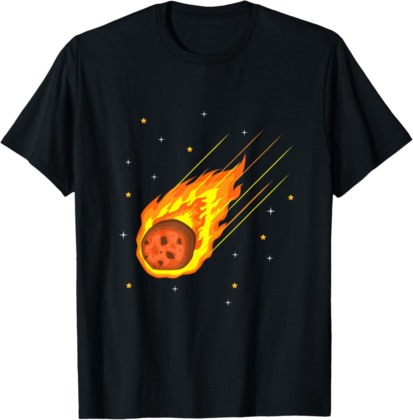 Meteorite Asteroid Comets Meteor Shower Space Meteors T-Shirt - T-Shirt | Black