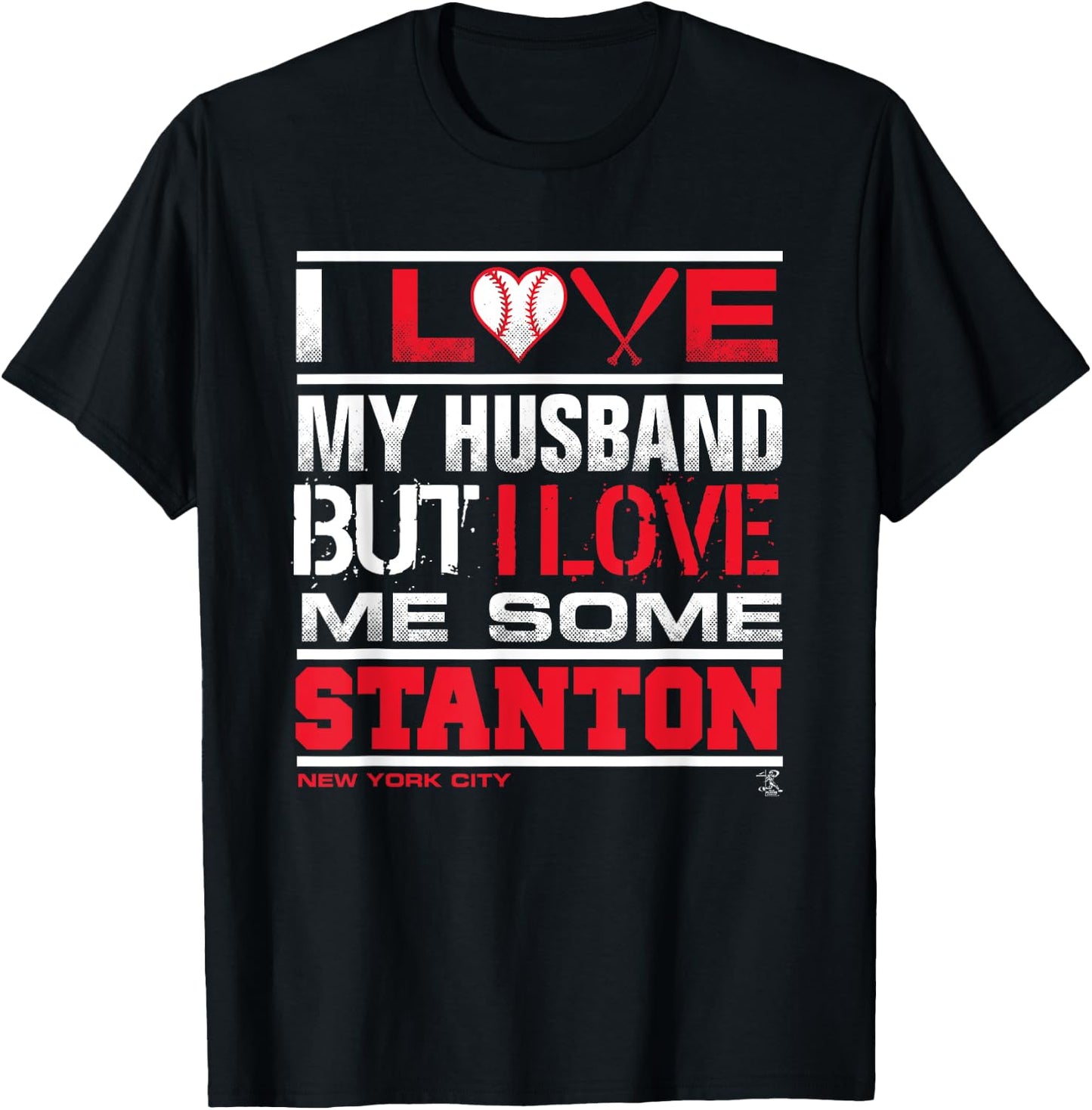 Giancarlo Stanton I Love My Husband Gameday T-Shirt - T-Shirt | Black