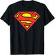 DC Comics Superman Classic Chest Logo Small T-Shirt - T-Shirt | Black