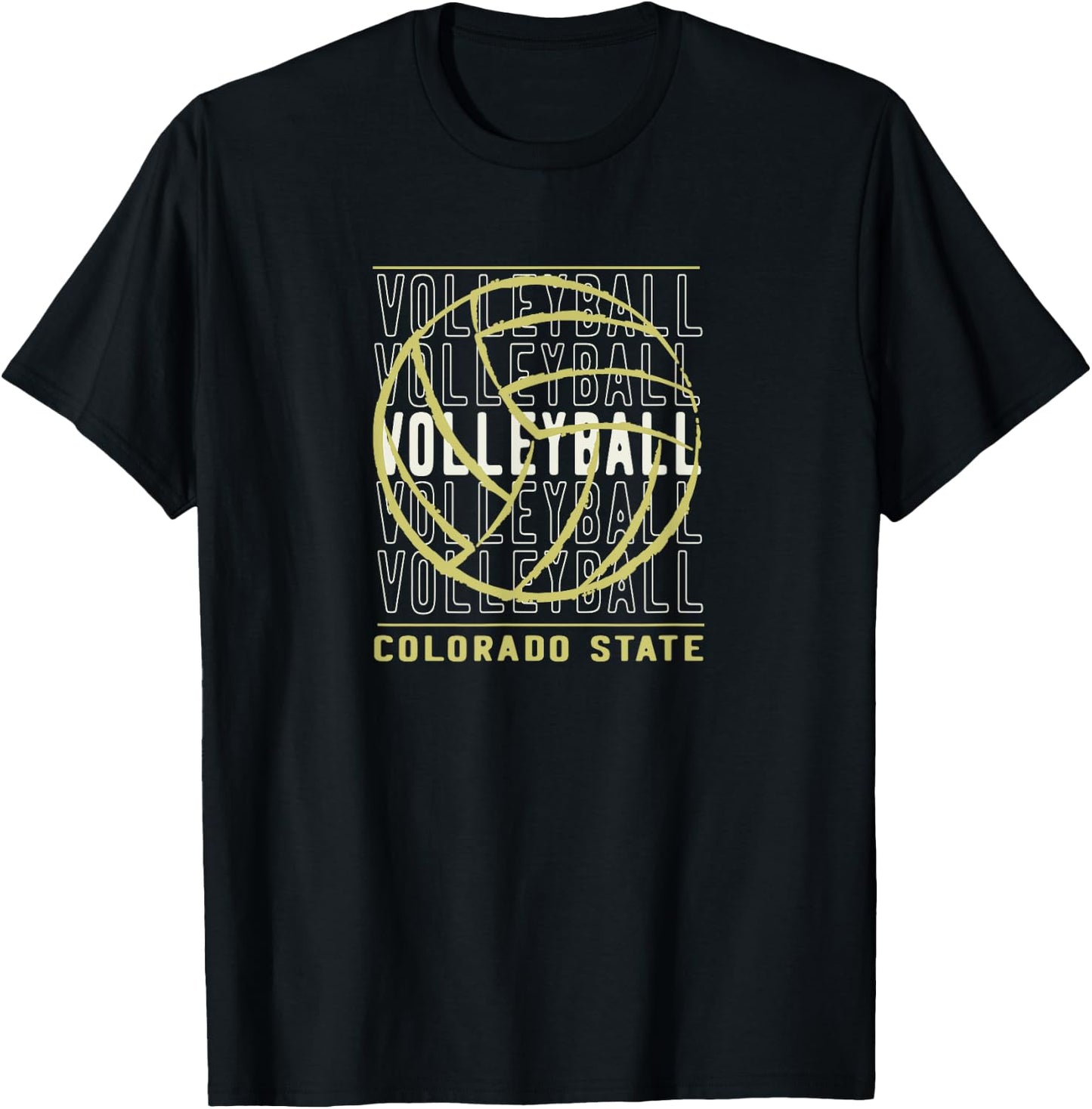 Volleyball Colorado State T-Shirt - T-Shirt | Black