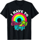 I Have to Close My Rings Funny Fitness Training Running T-Shirt - T-Shirt | Black