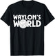 Waylon Jennings - Official Merchandise - Waylons World T-Shirt - T-Shirt | Black
