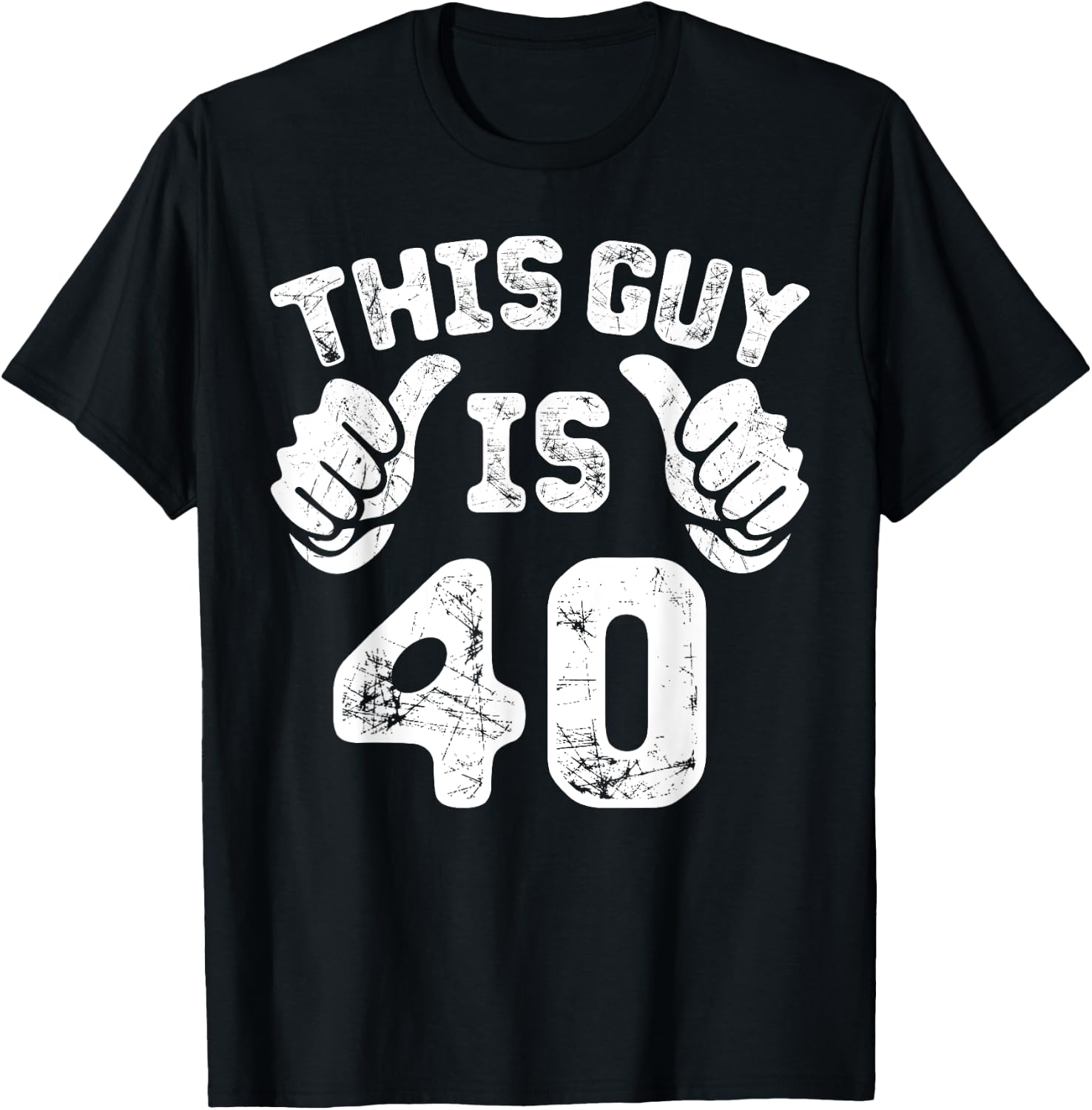 This Guy is 40 Years Old Gift Ideas for 40th Birthday Gift T-Shirt - T-Shirt | Black
