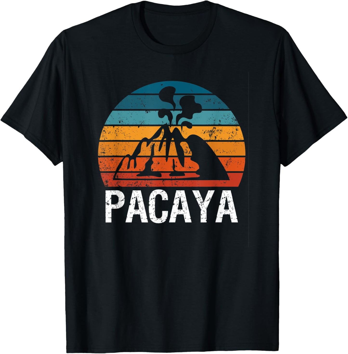 Pacaya Lava Volcano Eruption Magma Guatemala Volcanology Fun T-Shirt - T-Shirt | Black