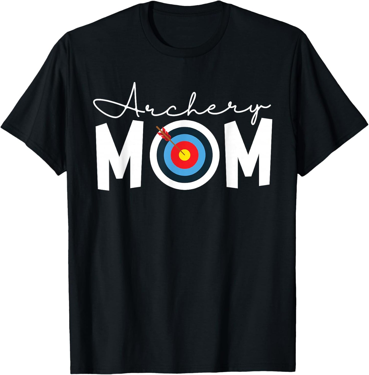 Archery Mom Bow Arrow Shooting Sports Hunter Women T-Shirt - T-Shirt | Black