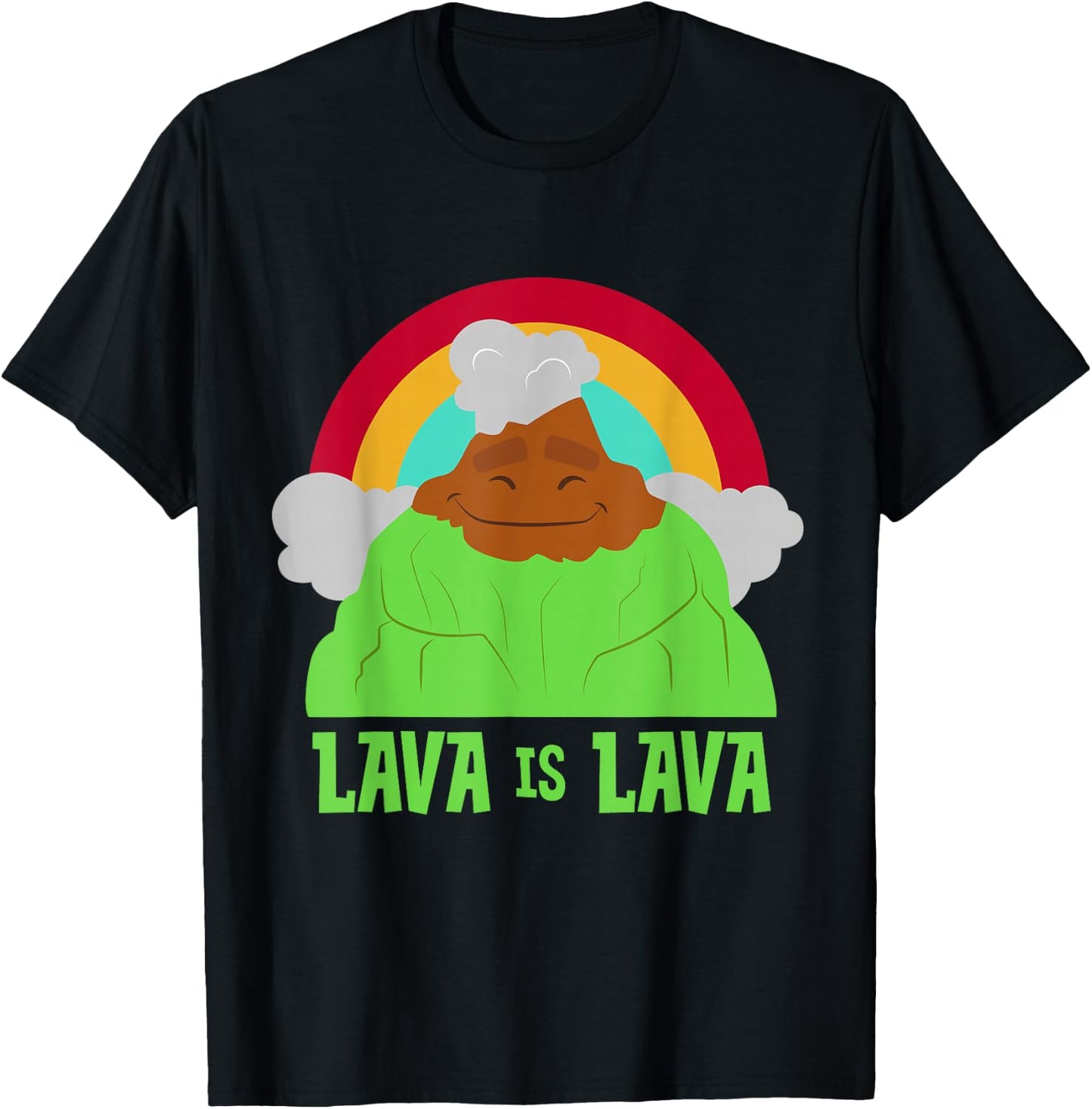 Disney and Pixar's Lava is Lava Rainbow T-Shirt - T-Shirt | Black