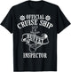 Funny Cruise Buffet Gift Women Cool Ship Inspector T-Shirt - T-Shirt | Black