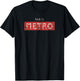 Paris Metro Sign for Paris France Travelers Gift T-Shirt - T-Shirt | Black