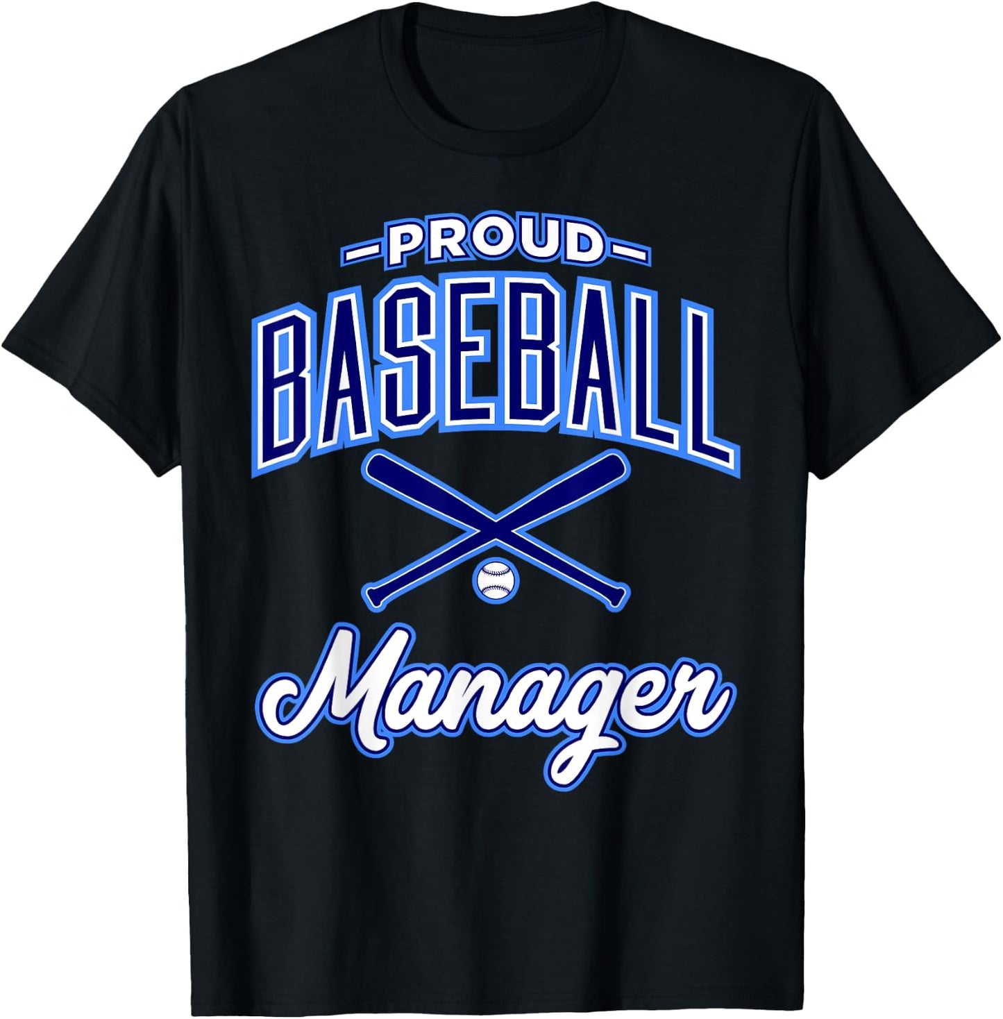 Baseball Manager T-Shirt - T-Shirt | Black