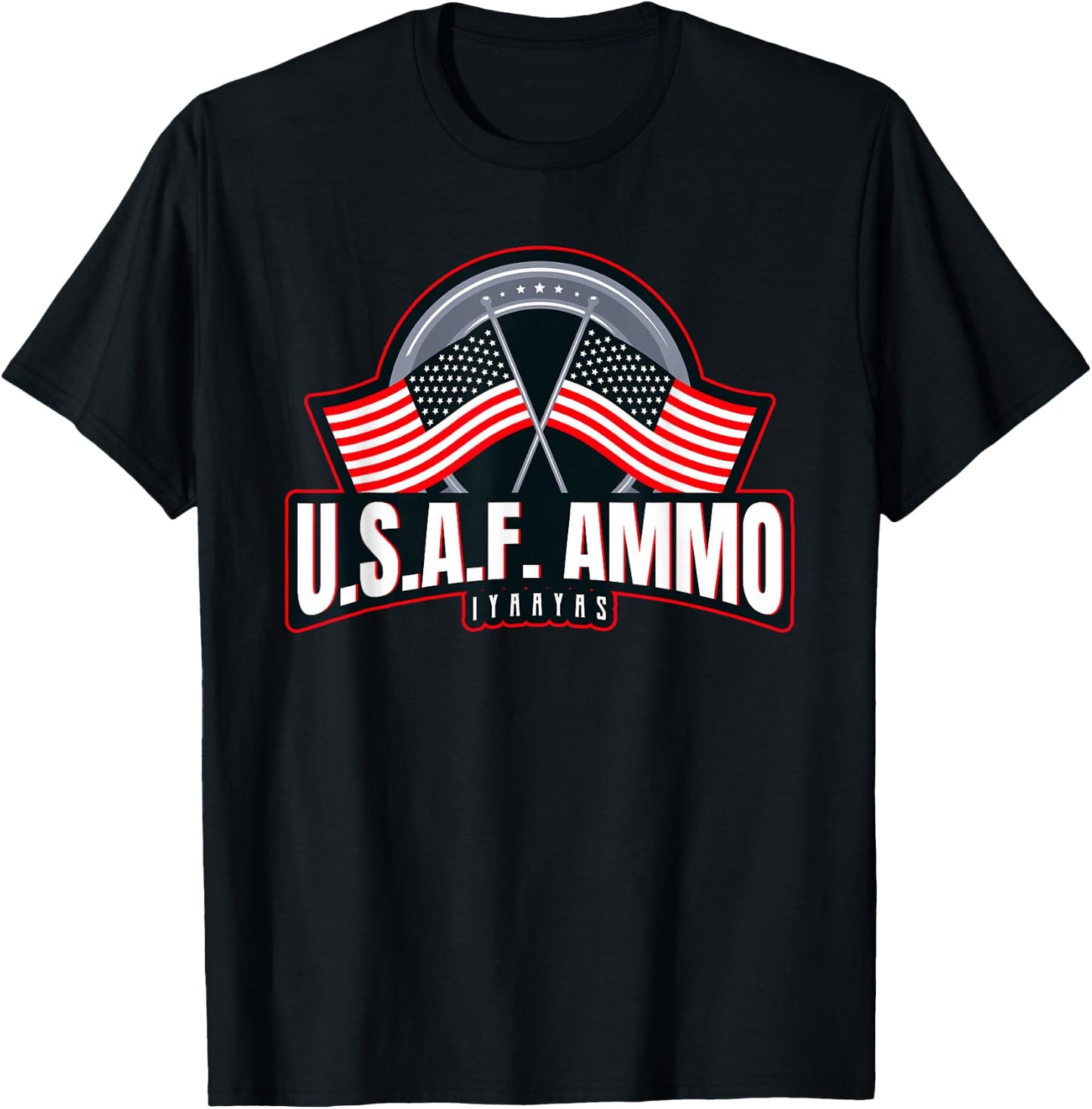 Usaf Ammo Iyaayas T-Shirt - T-Shirt | Black