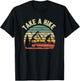 Take A Hike Shirt Retro Hiker Outdoors Camping Nature Hiking T-Shirt - T-Shirt | Black