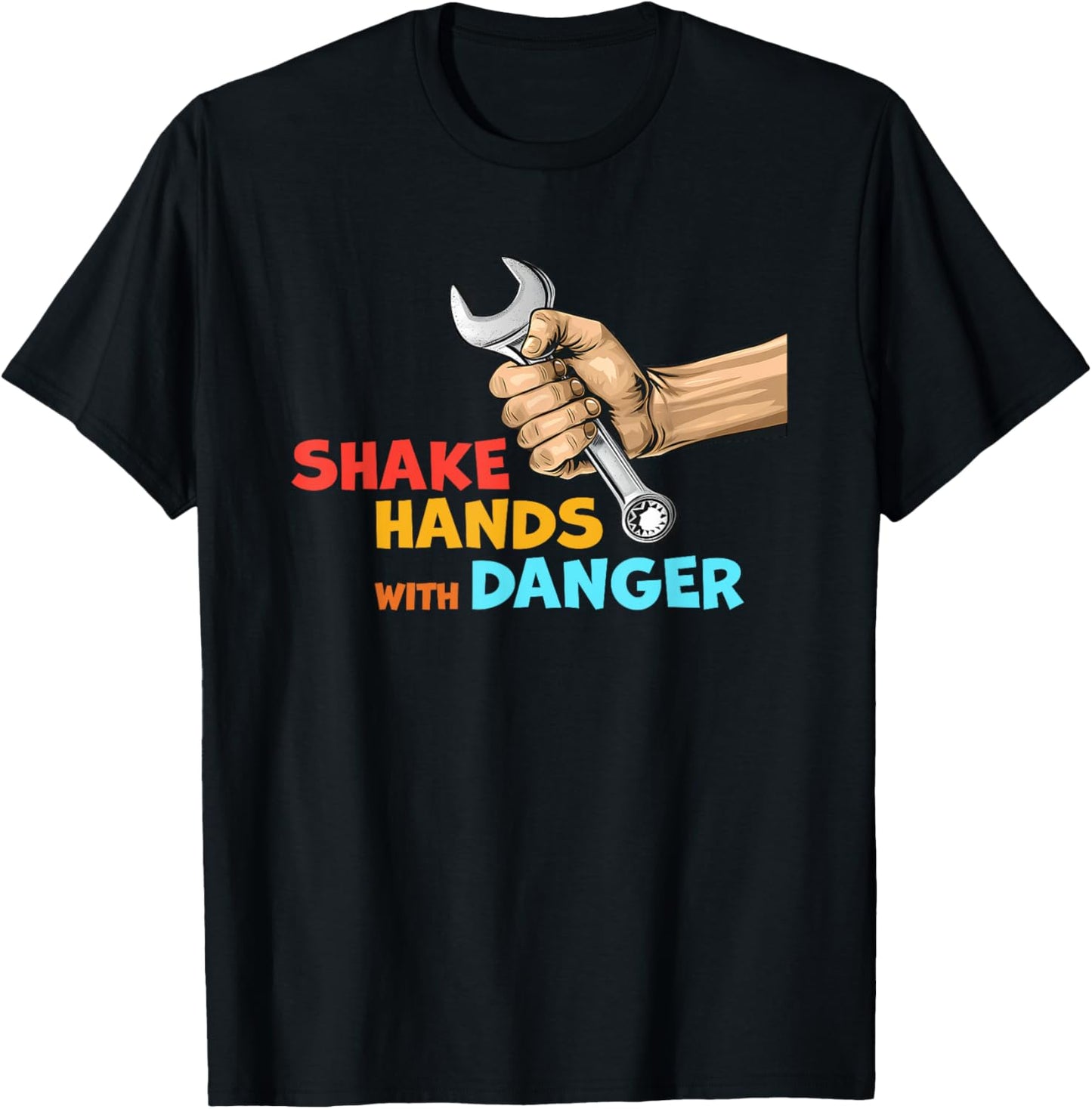 Shake Hands With Danger Retro Apparel T-Shirt - T-Shirt | Black