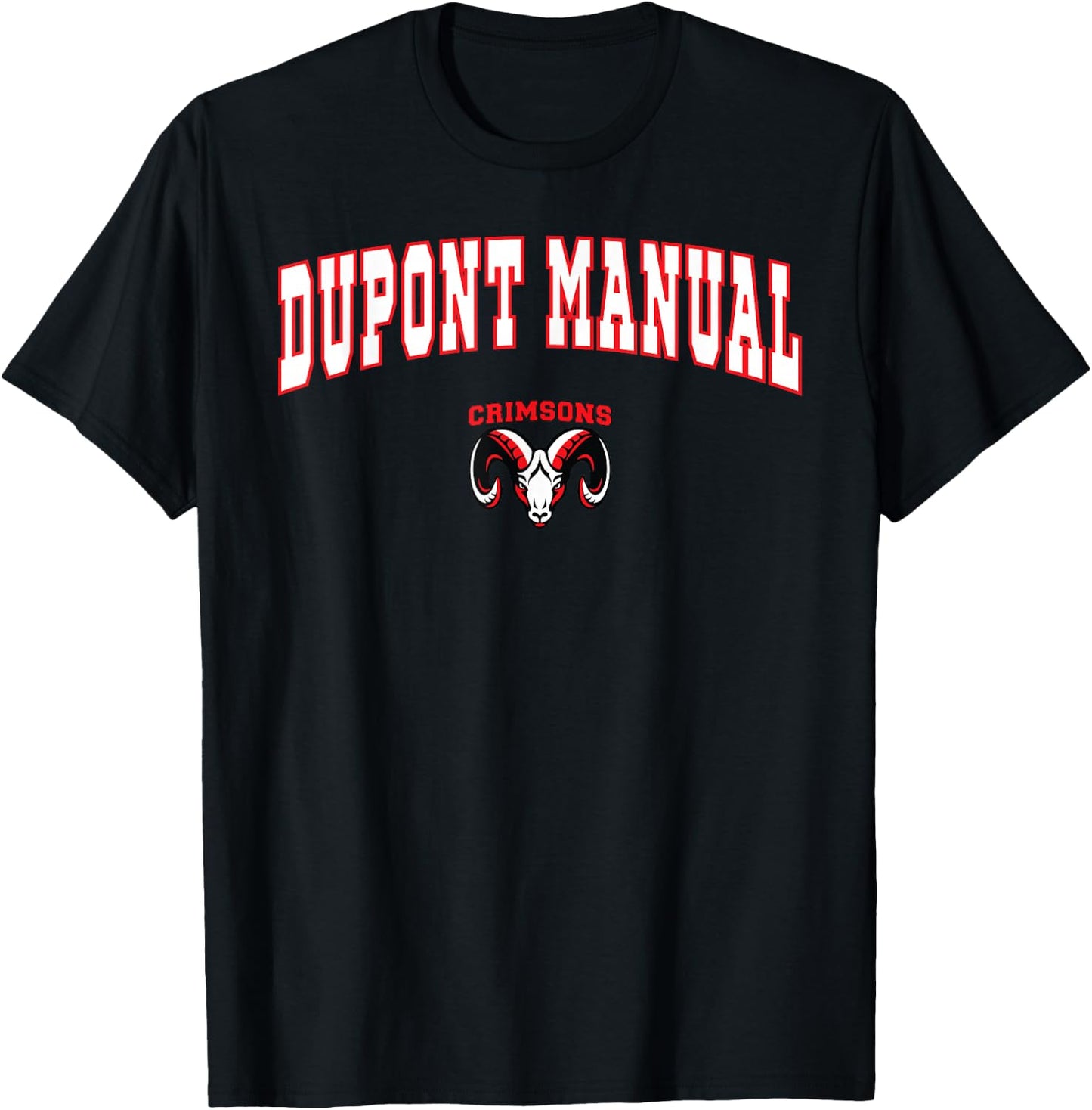 Dupont Manual High School Rams T-Shirt - T-Shirt | Black