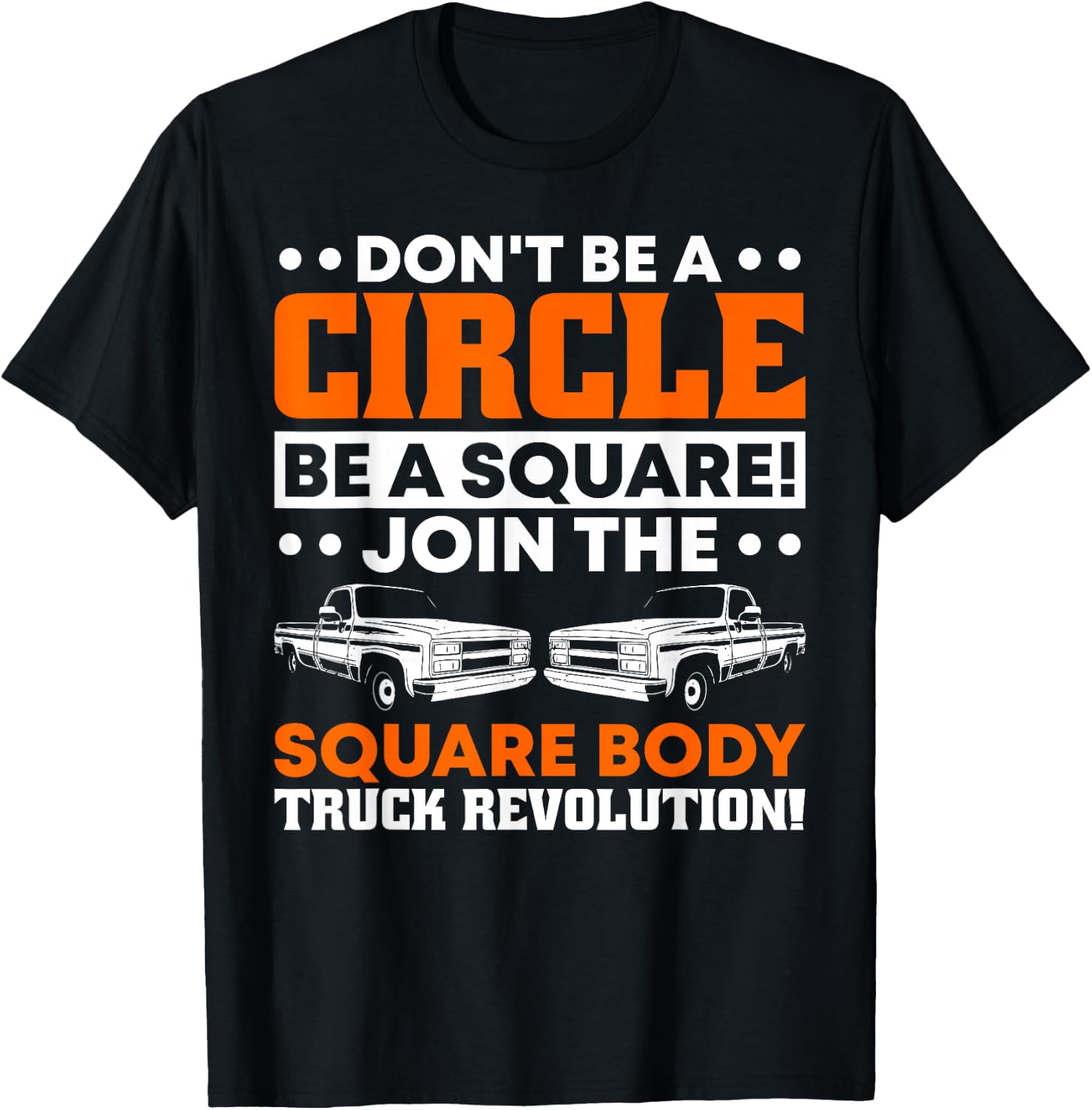 Square Body Truck T-Shirt - T-Shirt | Black