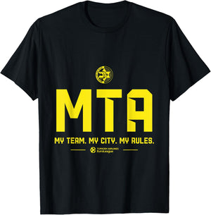 Teams - Maccabi Playtika Tel Aviv (Blue) T-Shirt - T-Shirt | Black