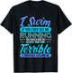 I Swim If You Ever See Me Running Funny Swimmer Qoutes Gifts T-Shirt - T-Shirt | Black