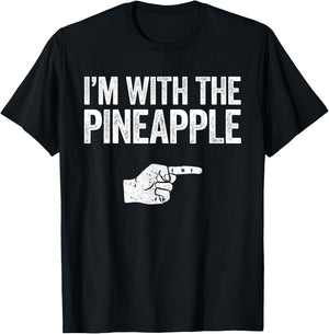 I'm With The Pineapple T-Shirt - T-Shirt | Black