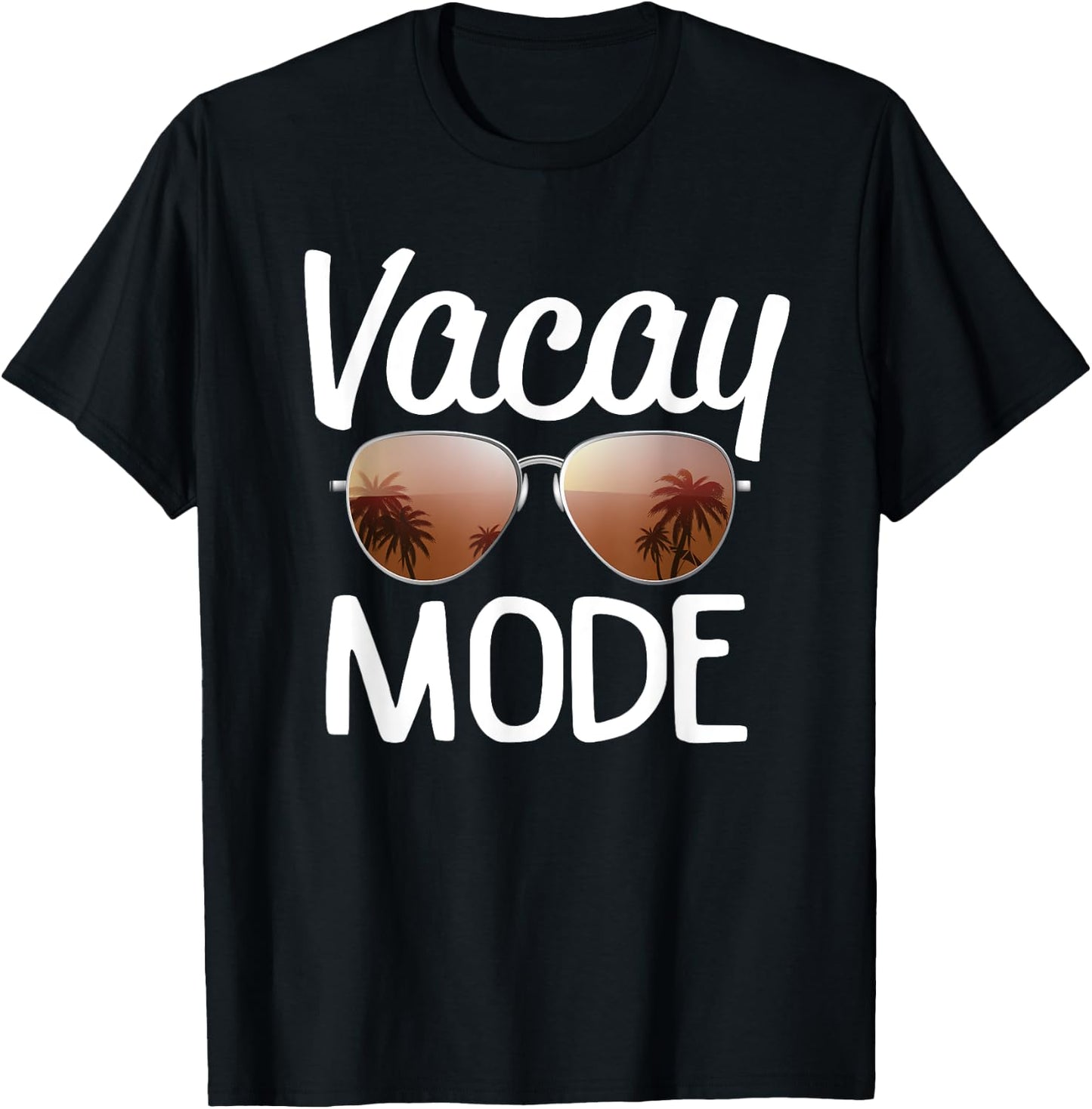 Vacay Mode T Shirt Funny Family Vacation Gift Men Women T-Shirt - T-Shirt | Black