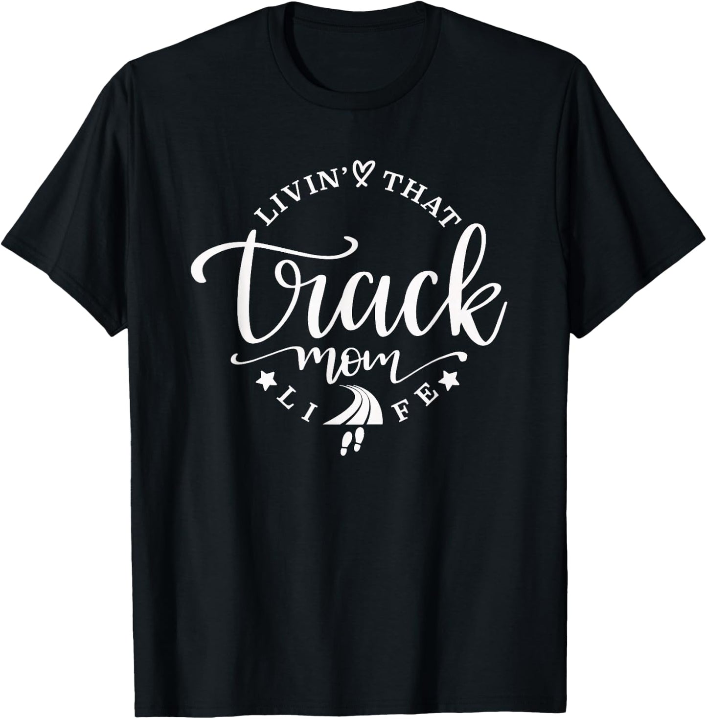 Track Mom T-Shirt - T-Shirt | Black