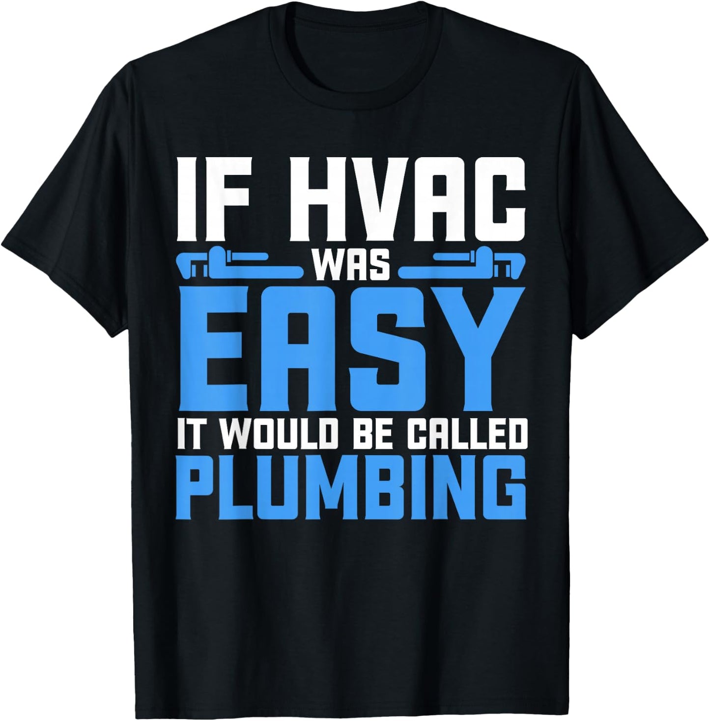 Funny HVAC Gift Cool HVAC Easy Technician Gag T-Shirt - T-Shirt | Black