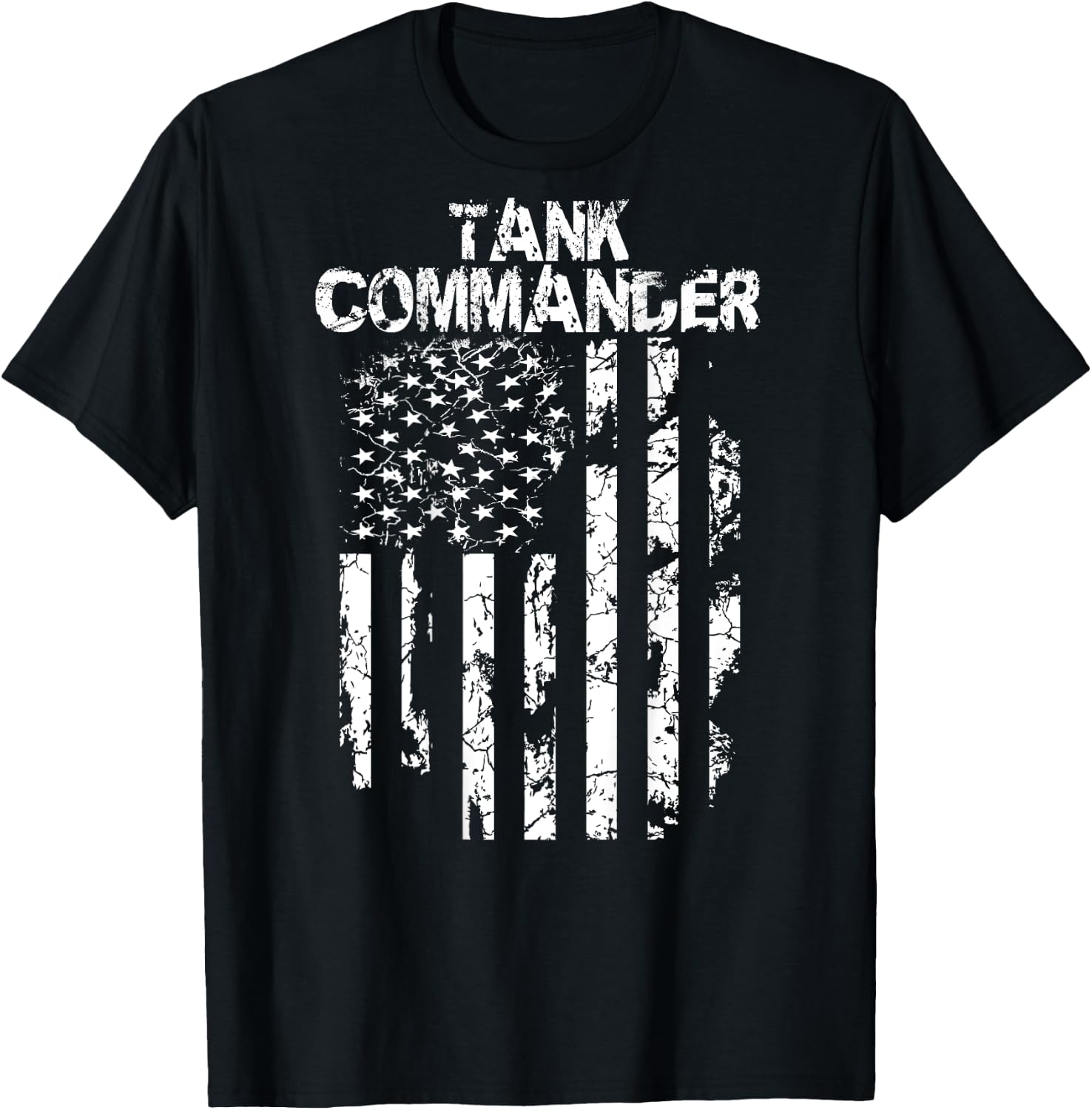 Tank Commander Military T-Shirt - T-Shirt | Black