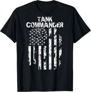 Tank Commander Military T-Shirt - T-Shirt | Black