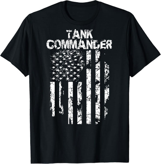 Tank Commander Military T-Shirt - T-Shirt | Black