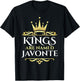 Kings Are Named Javonte T-Shirt - T-Shirt | Black