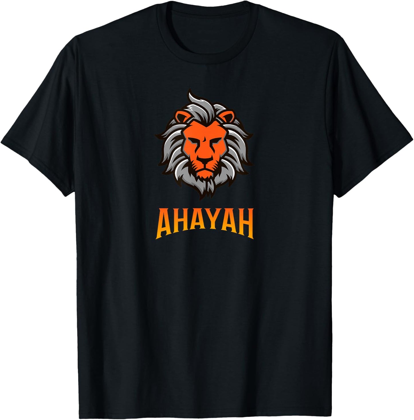 Ahayah, LION OF JUDAH T-Shirt - T-Shirt | Black
