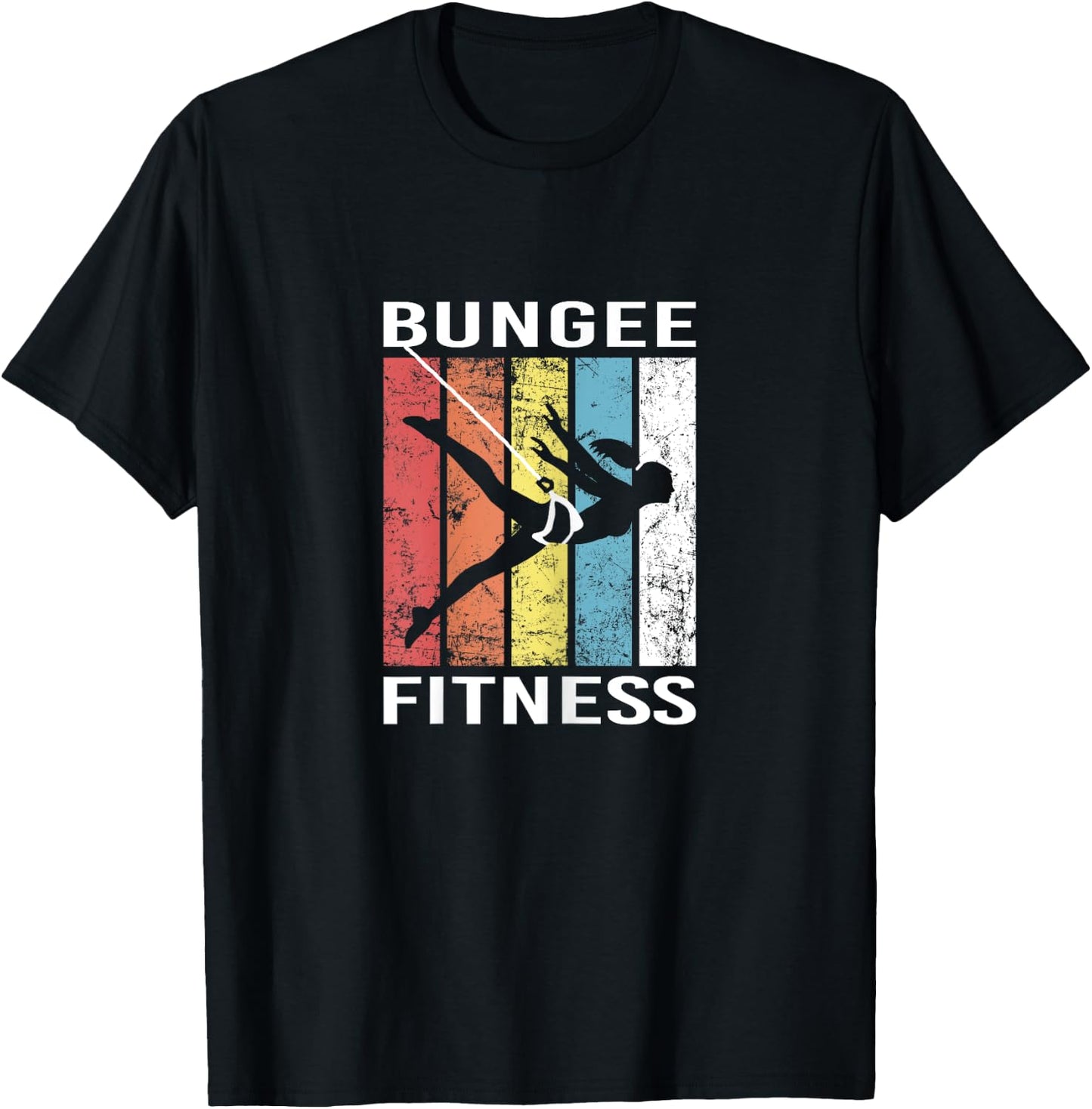 Bungee Fitness Training Fly Sling Workout Equipment T-Shirt - T-Shirt | Black