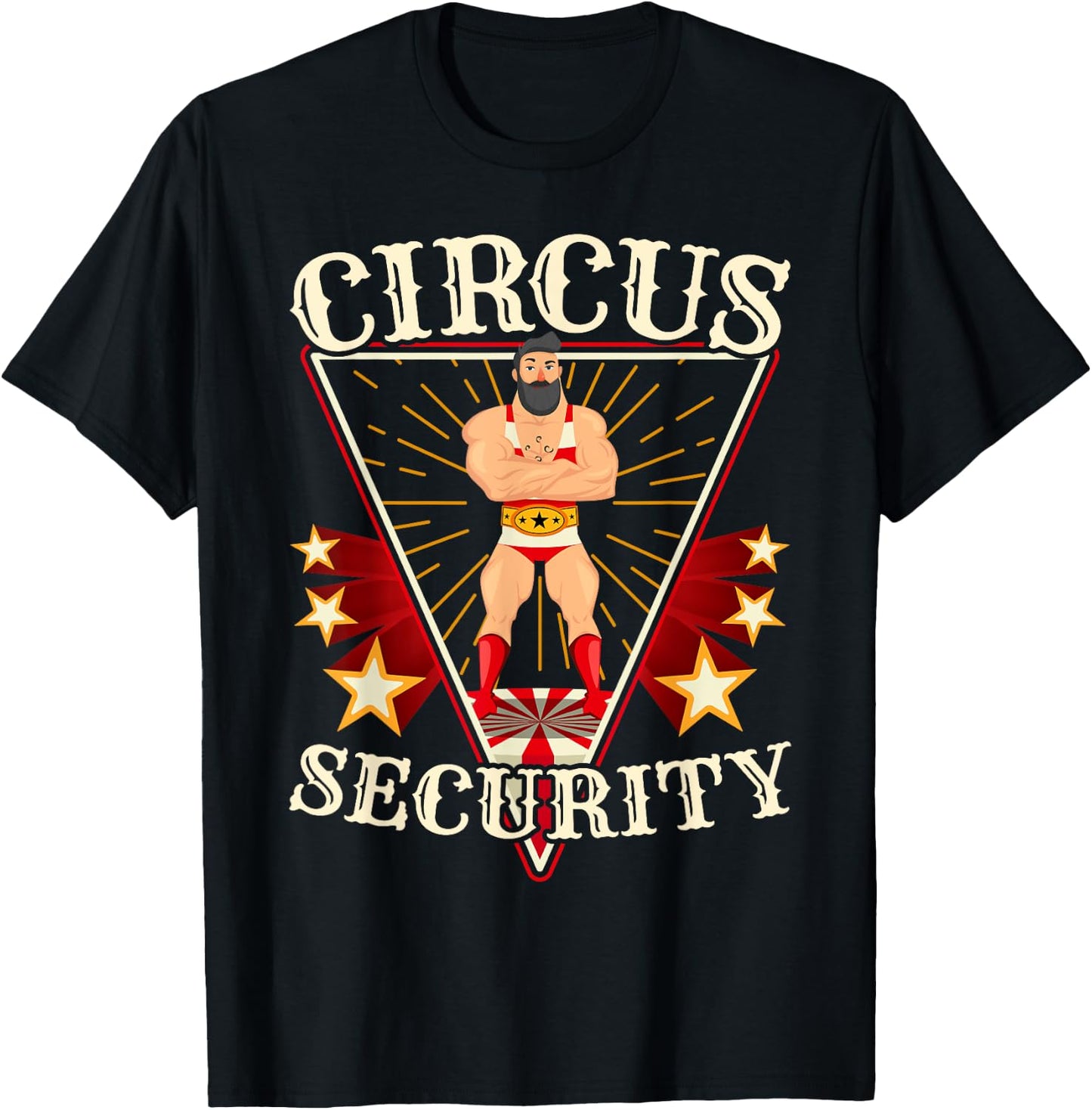 Circus Security Shirts - Circus Party Shirts - Circus T-Shirt - T-Shirt | Black