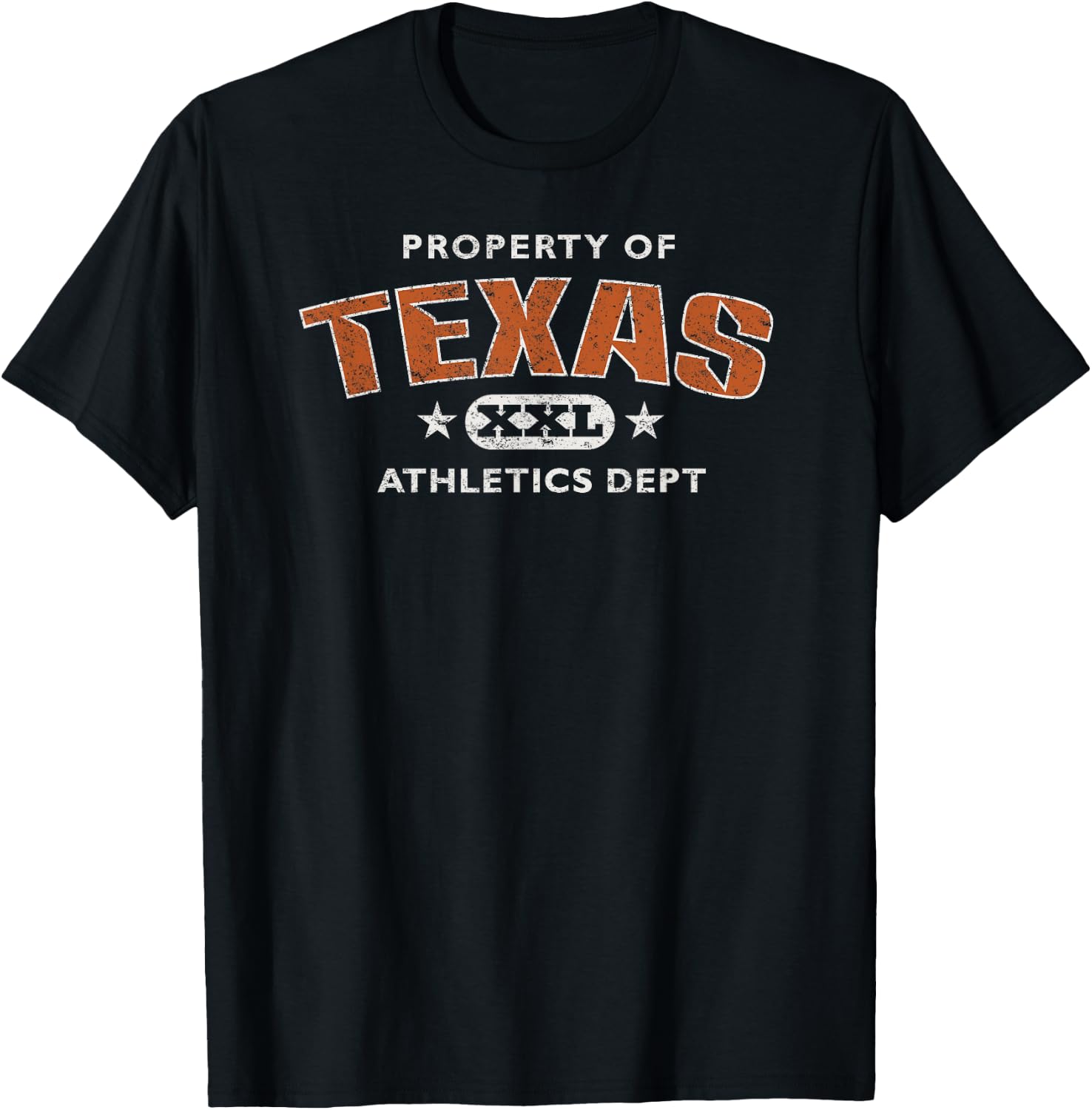 Property of Texas Athletics Dept XXL T-Shirt - T-Shirt | Black